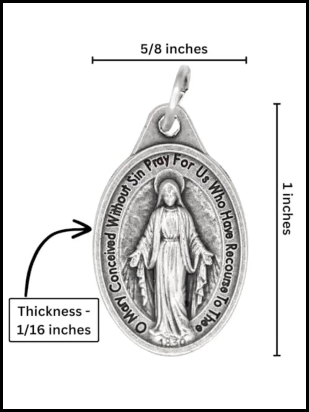 Miraculous Medal Necklace 30